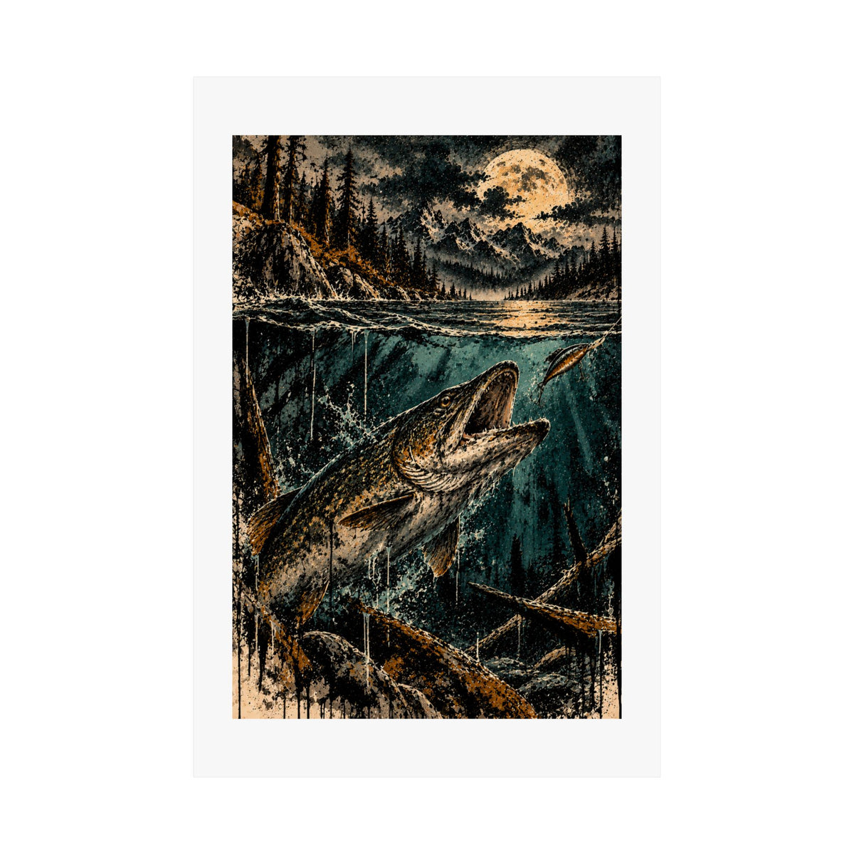Beneath the Moonlit Waters