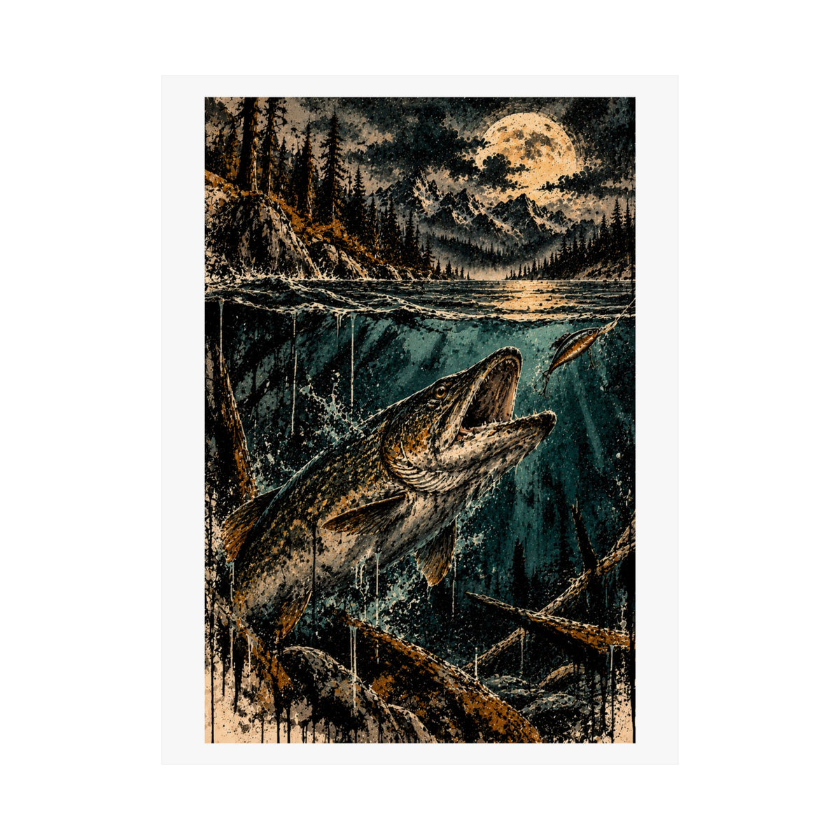 Beneath the Moonlit Waters